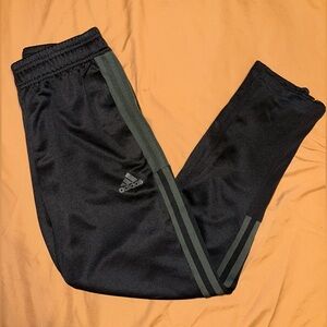 Adidas boys Tiro 21 windpants - black with dark grey stripes